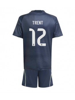 Detské Futbalové oblečenie Real Madrid Alexander-Arnold #12 2025-26 Krátky Rukáv - Preč (+ trenírky)